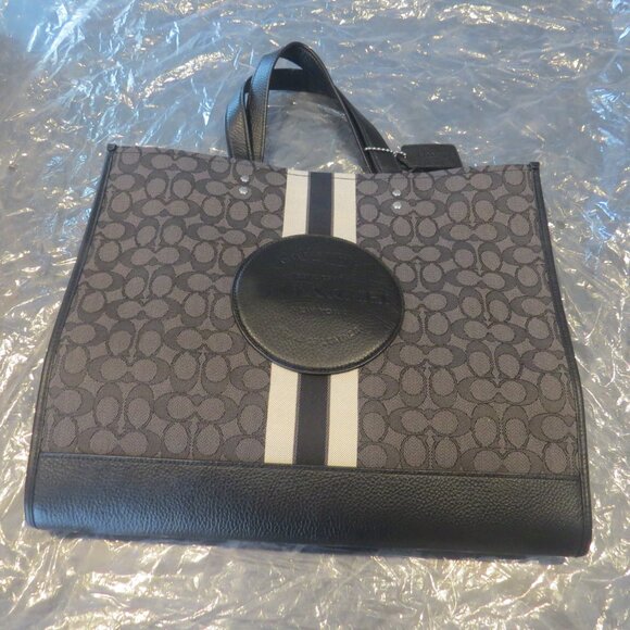 Coach Dempsey Tote 40 – Signature Jacquard Stripe – New With Tags NWT (B2) - Picture 3 of 10